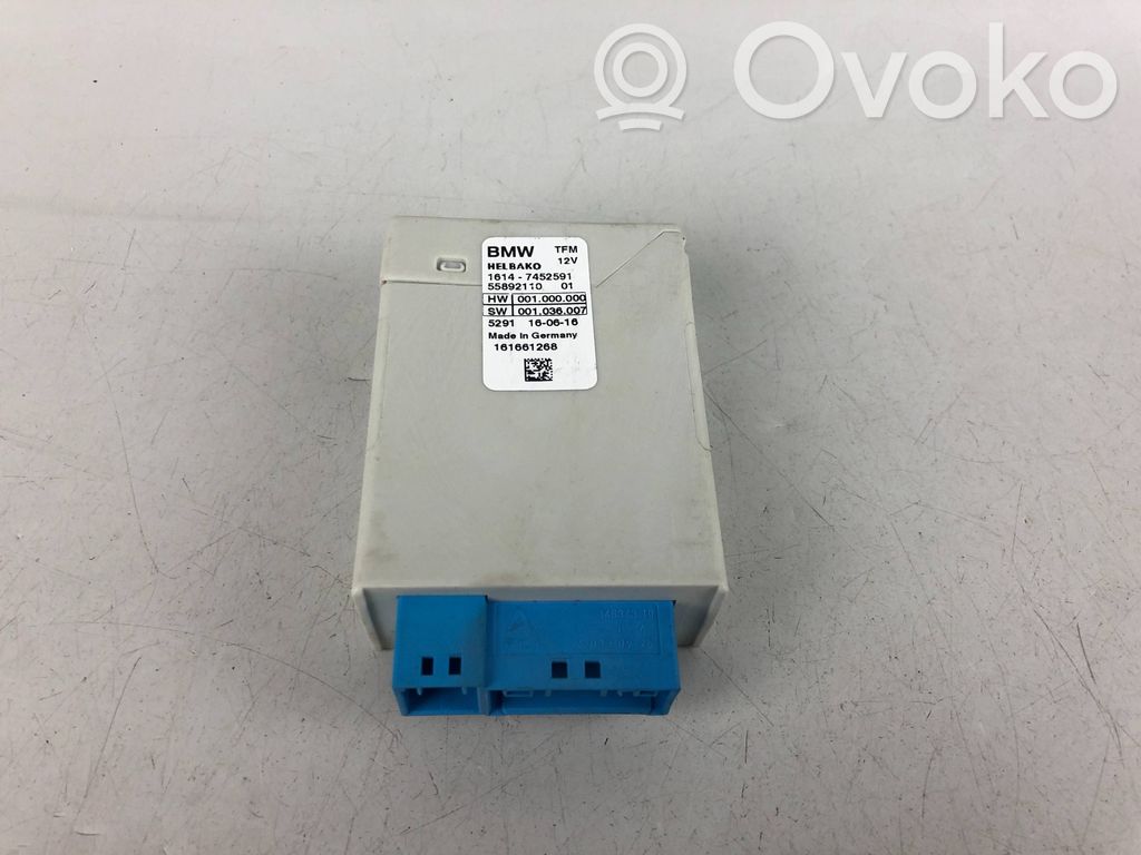BMW 3 F30 F35 F31 Fuel injection pump control unit/module 