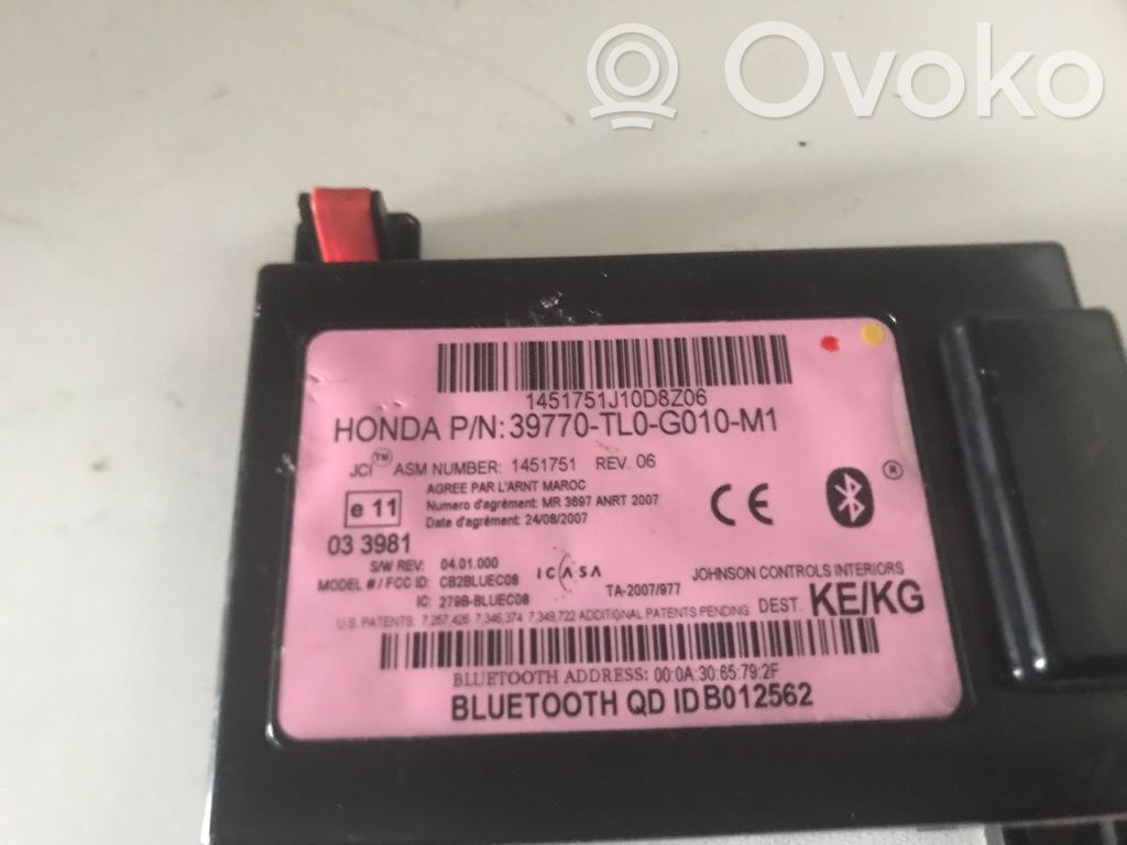 Honda Accord Phone control unit/module 