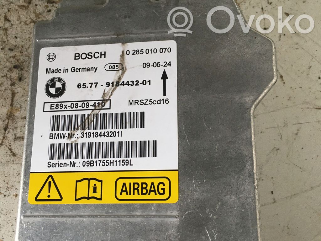 Airbag control unit/module   0285010070