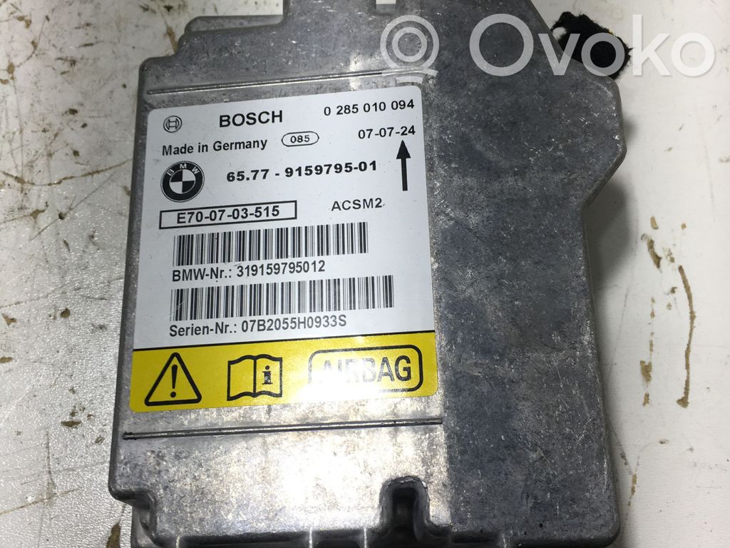 BMW X5 E70 Airbag control unit/module 