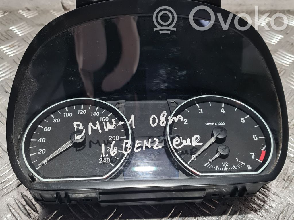 BMW 1 E81 E87 Speedometer (instrument cluster) 