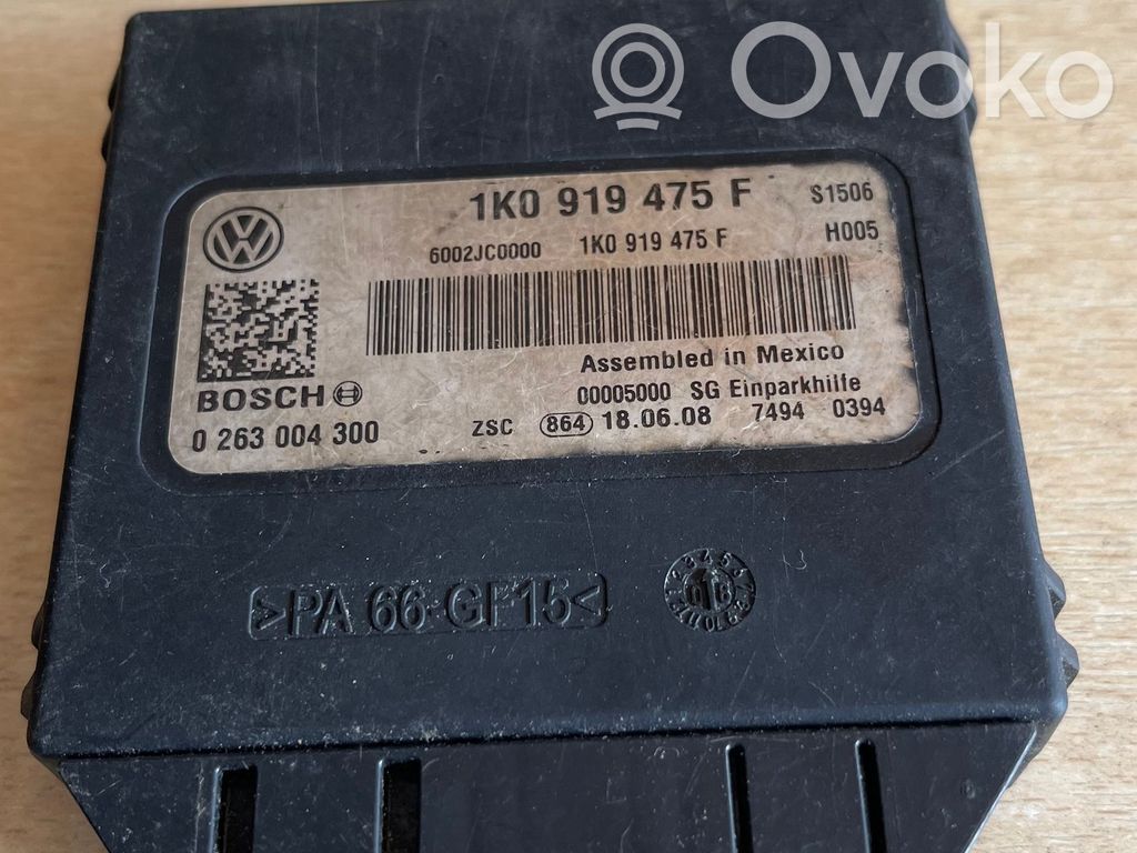 Volkswagen Touran I Parking PDC control unit/module 