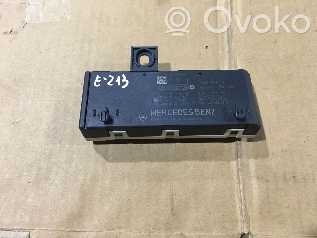 Mercedes-Benz E W213 Unité de commande / module de hayon 