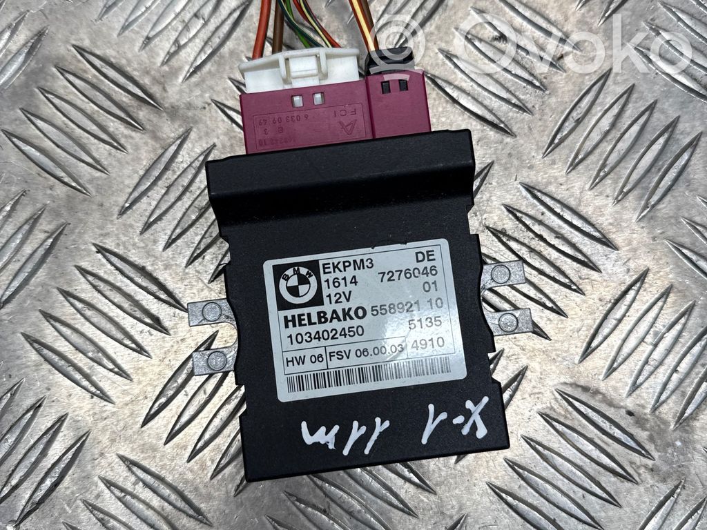 Unité de commande / module de pompe à carburant   7276046,103402450,55892110,16147169960,16147180426,16147180427,16147209286,16147218339,16147229173,16147276046