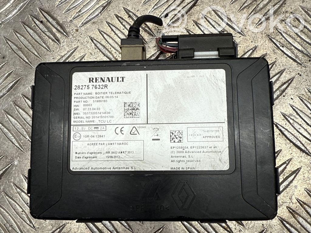 GPS navigation control unit/module   51986193,282757632R,10R0412841