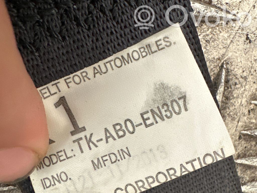 Mitsubishi Outlander Cinturón trasero 