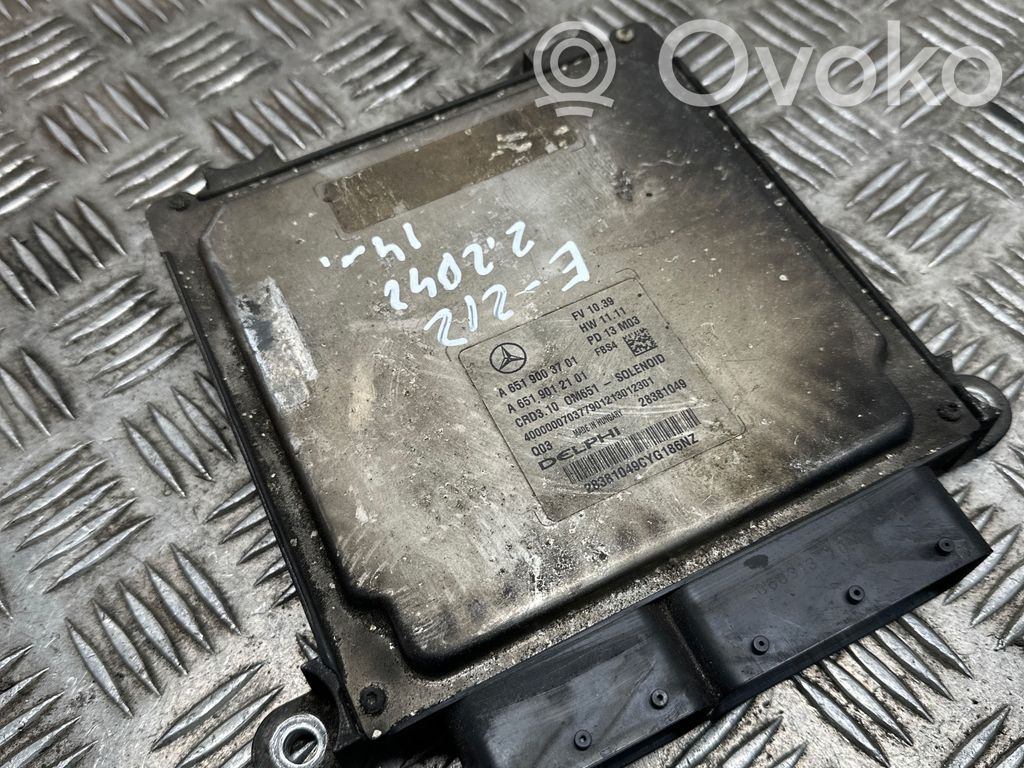 Mercedes-Benz E W212 Engine control unit/module 
