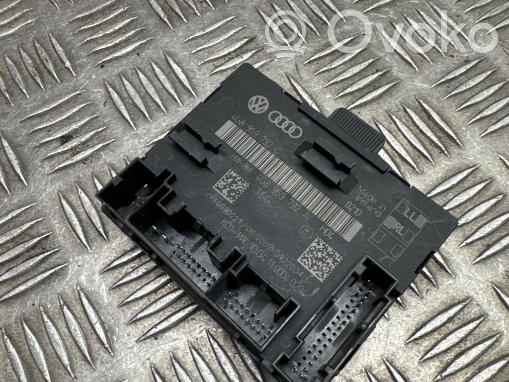 Audi A6 S6 C7 4G Door control unit/module 
