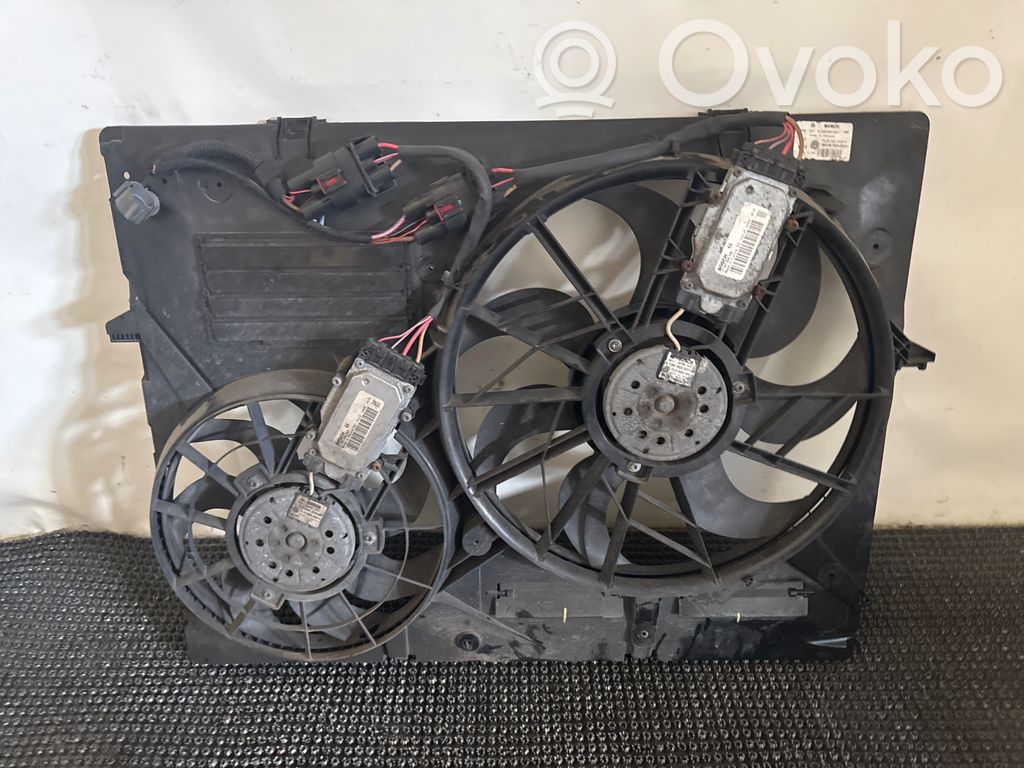 Audi Q7 4L Jäähdyttimen jäähdytinpuhallin 