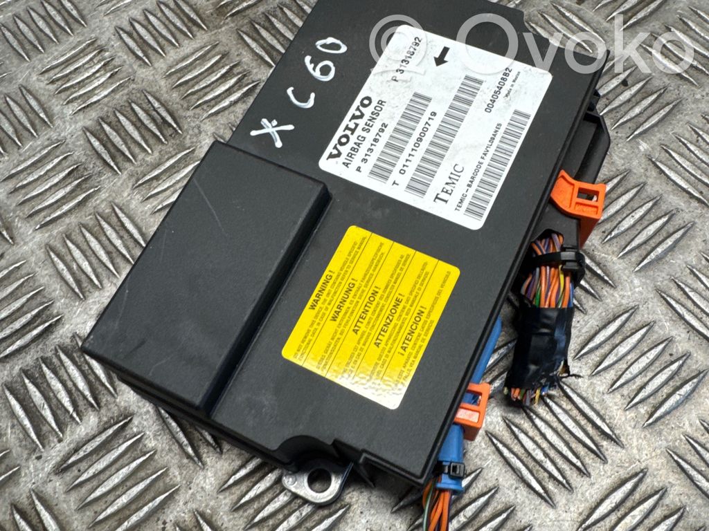 Volvo XC60 Airbag control unit/module 