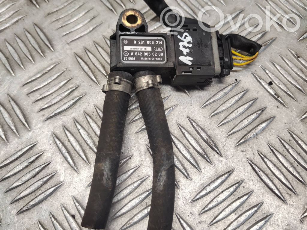 Mercedes-Benz A W176 Capteur de pression des gaz d'échappement 