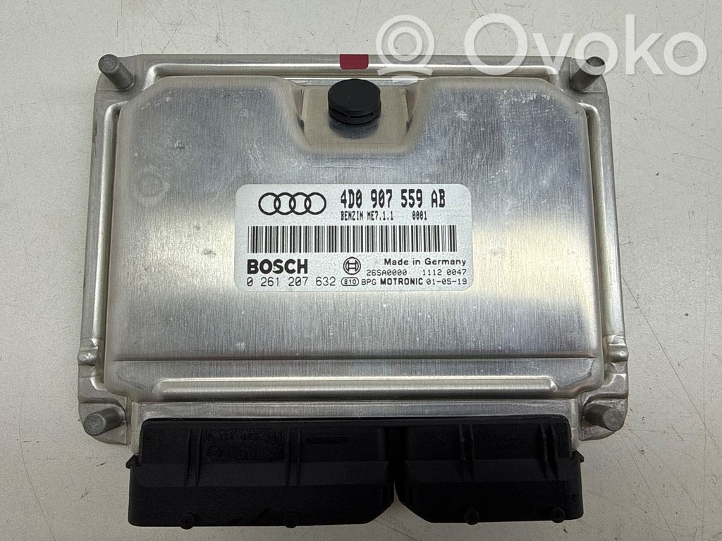 Engine control unit/module   4D0907559AB,26SA0000,0261207632