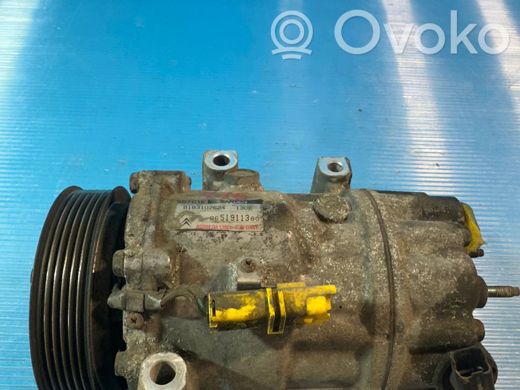 Air conditioning (A/C) compressor (pump)   SD7C16,9651911380,8183107624