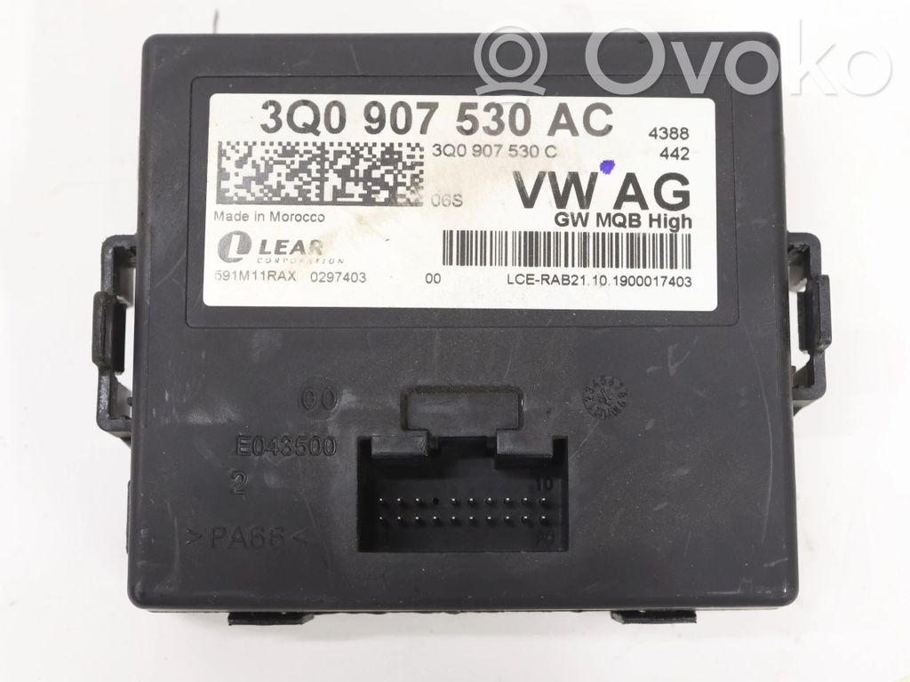 Other control units/modules   3Q0907530AC