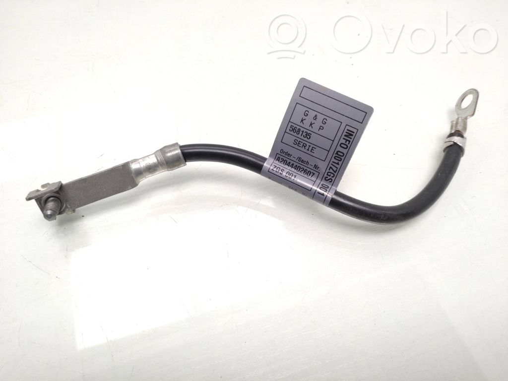Mercedes-Benz C W204 Cavo negativo messa a terra (batteria) 