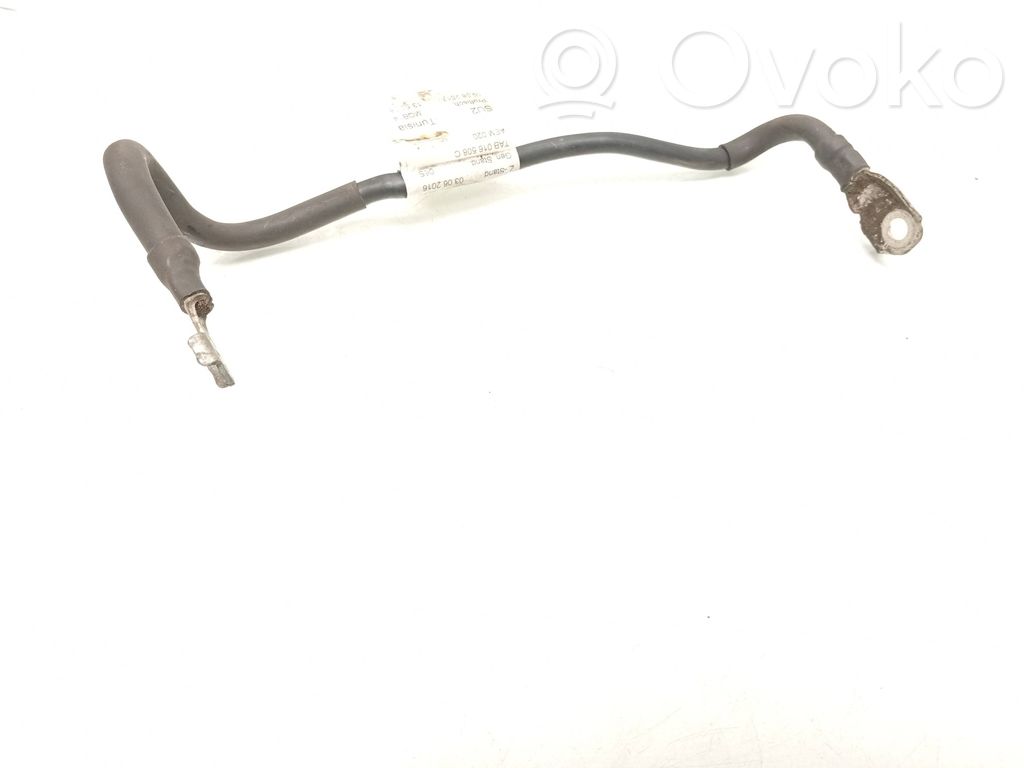 Volkswagen PASSAT B8 Cablu cu bornă negativă (baterie) 