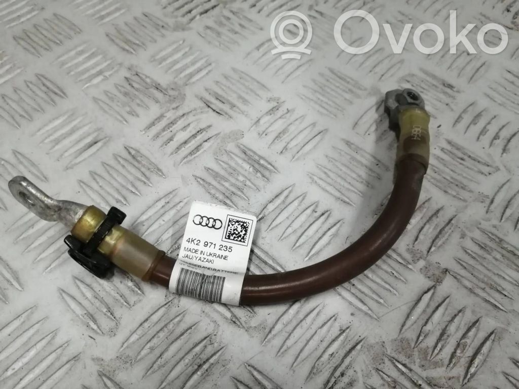 Audi A6 S6 C8 4K Cablu cu bornă negativă (baterie) 