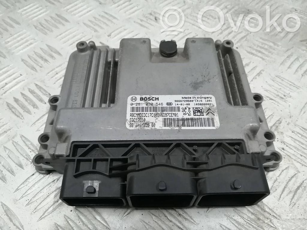 Engine control unit/module   0281030546,9686729580,9657595980