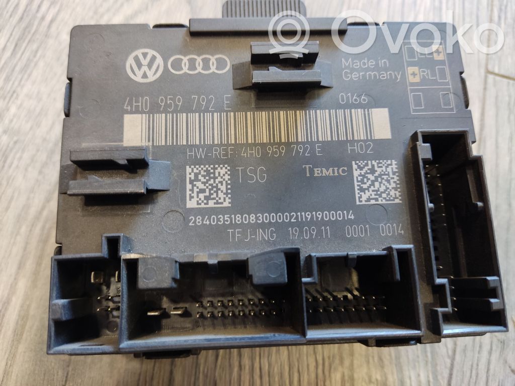 Door control unit/module   4H0959792E