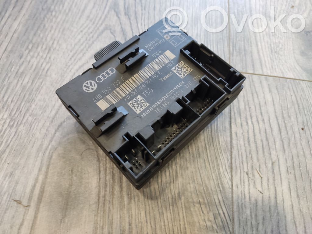 Audi A8 S8 D4 4H Door control unit/module 