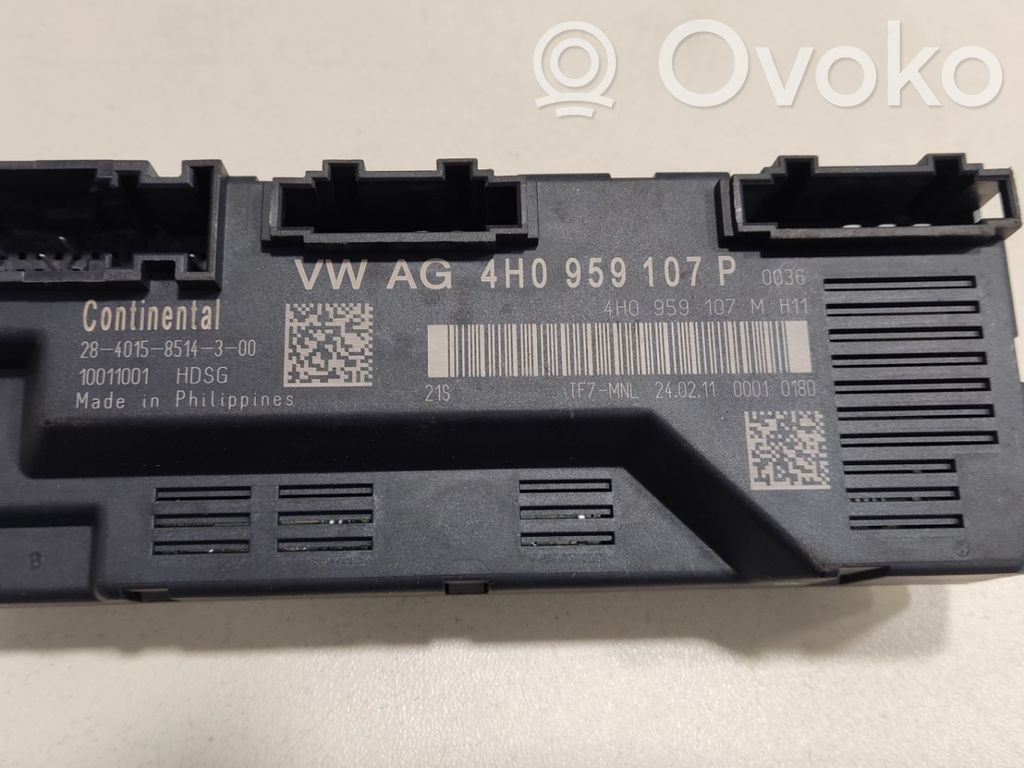 Audi A8 S8 D4 4H Tailgate/trunk control unit/module 