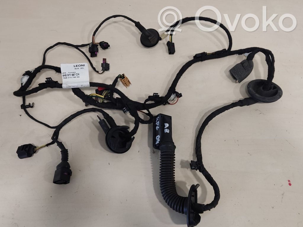 Audi A8 S8 D4 4H Cableado de puerta trasera 