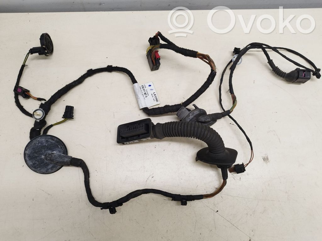 Audi A7 S7 4G Cableado de puerta trasera 