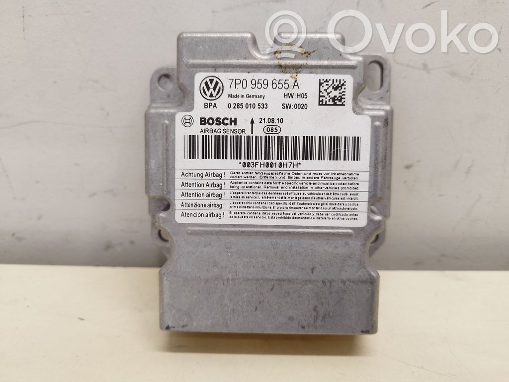 Volkswagen Touareg II Airbag control unit/module 