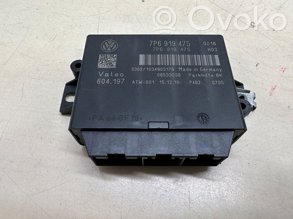 Volkswagen Touareg II Sterownik / Moduł parkowania PDC 