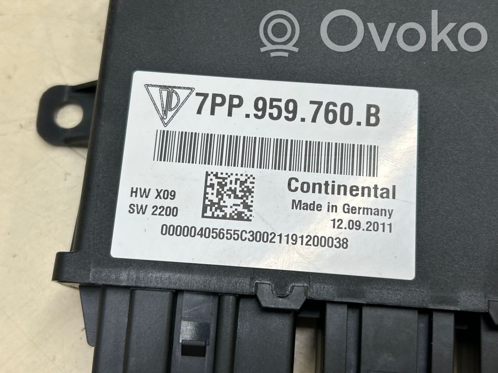 Porsche Cayenne (92A) Unidad de control del asiento 