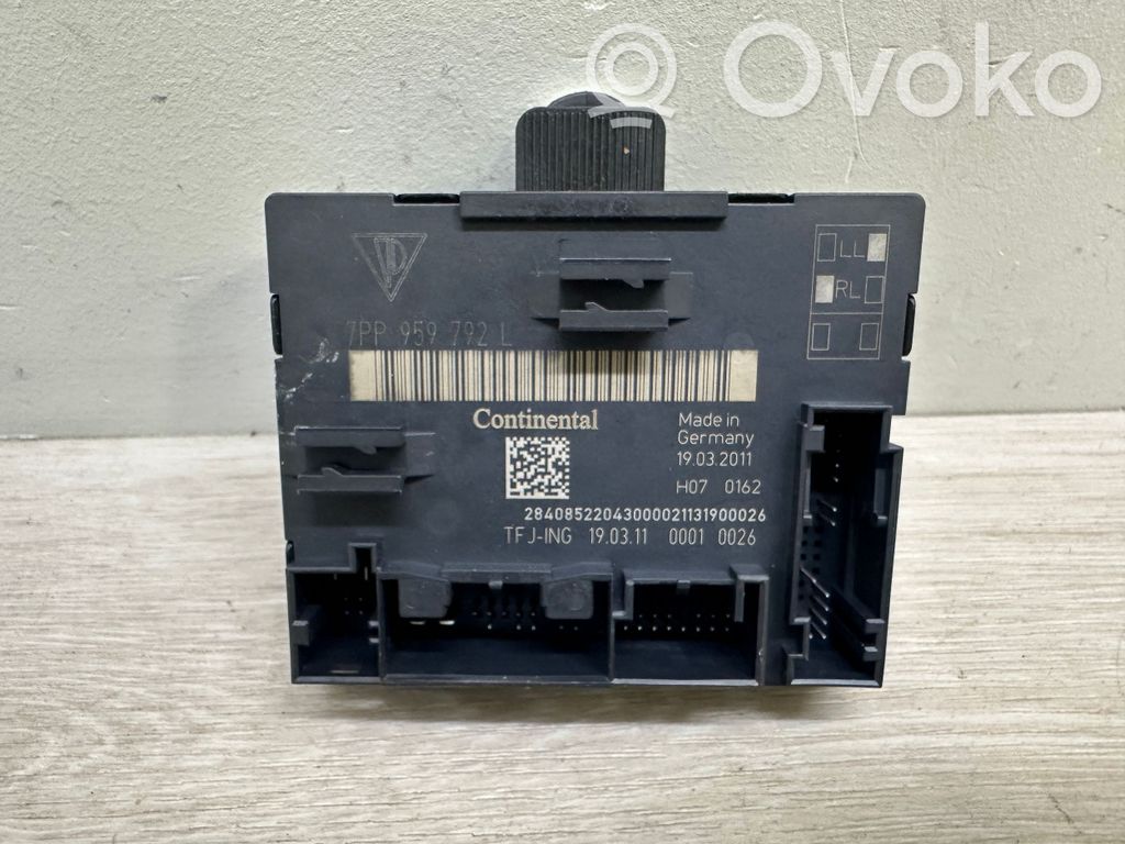 Porsche Cayenne (92A) Unité de commande module de porte 
