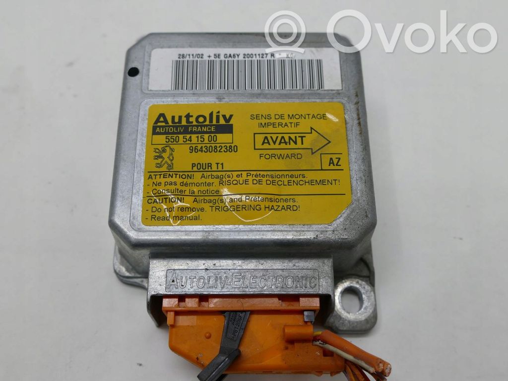 Peugeot 206 Airbag control unit/module 