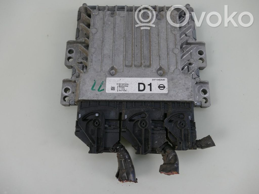Nissan Qashqai Engine control unit/module 