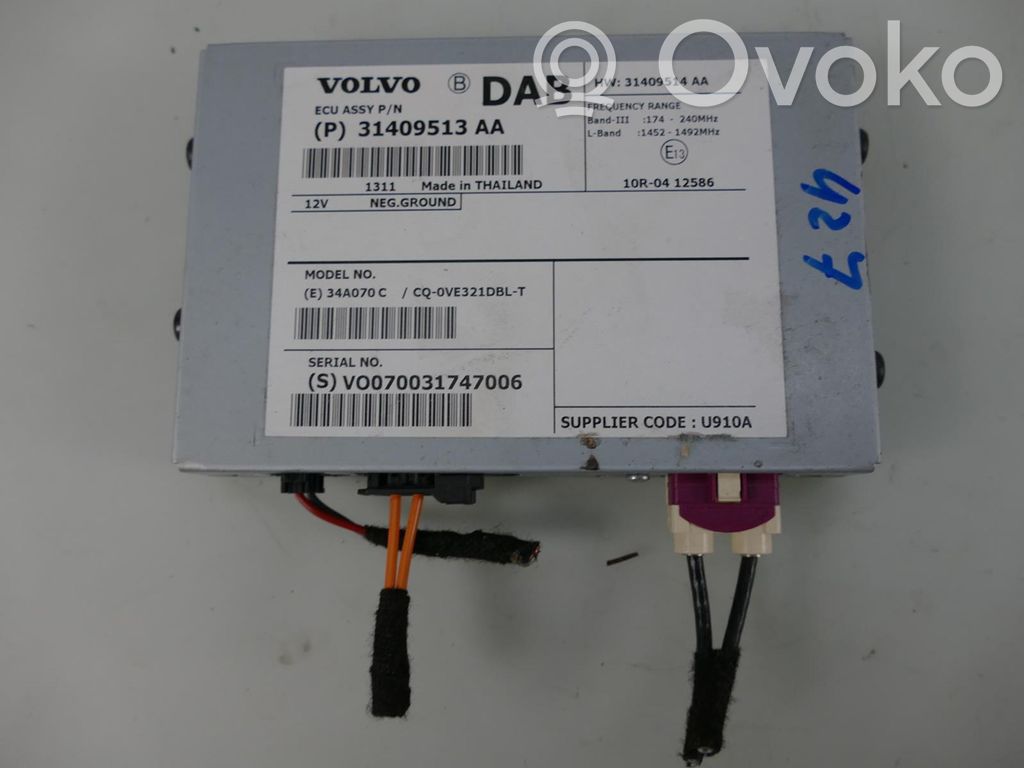Other control units/modules   31409513AA,31409513