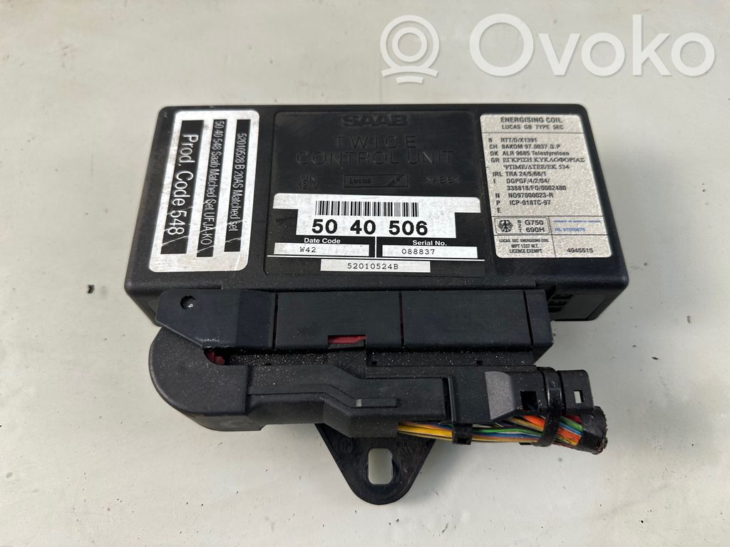 Saab 9-3 Ver1 Central body control module 