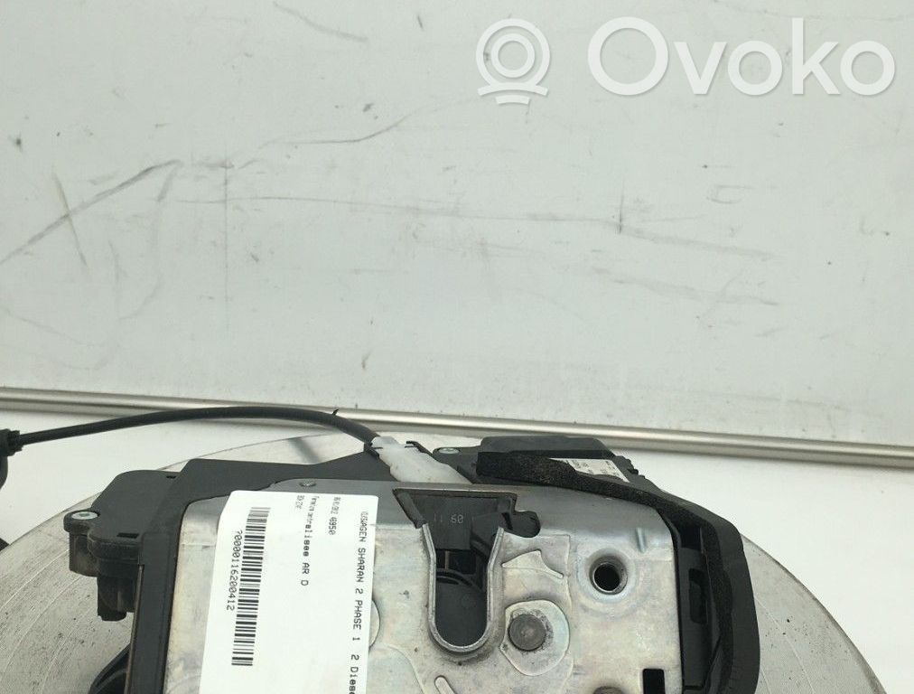 Zamek drzwi tylnych   7N0839016K