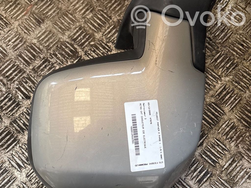Peugeot Partner Oglindă exterioară manuală 