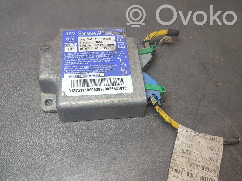 Unidad de control/módulo del Airbag   01375111080