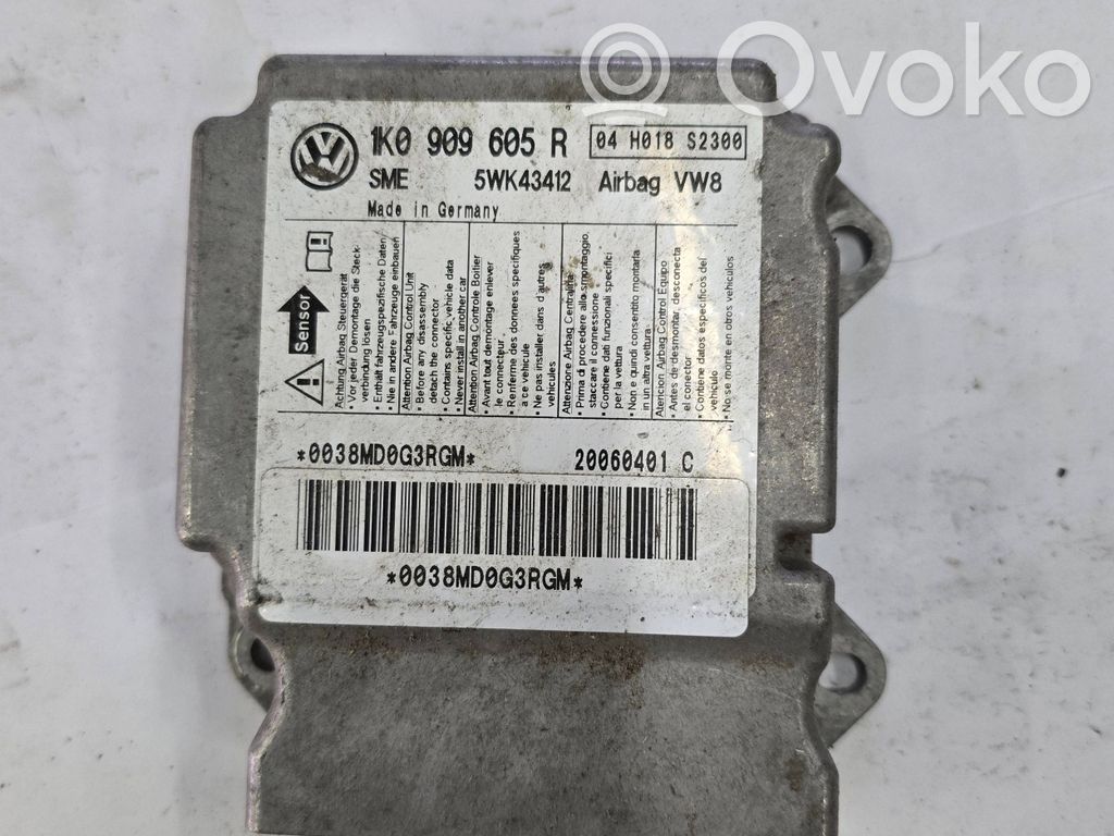 Volkswagen Golf SportWagen Unitate/modul de comandă airbaguri 