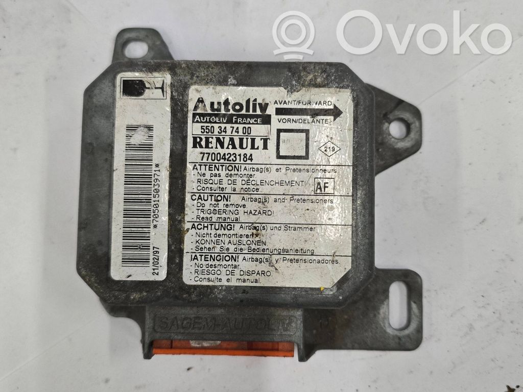 Renault Megane I Airbag control unit/module 