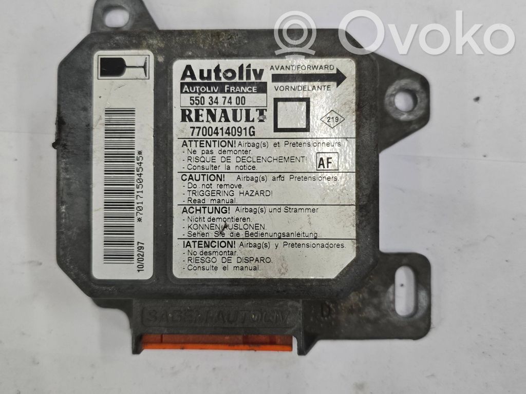 Renault Megane II Airbag control unit/module 