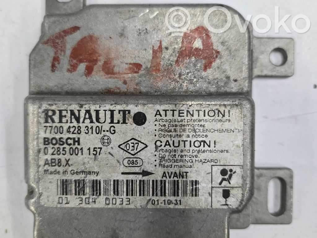 Renault Clio II Airbag control unit/module 