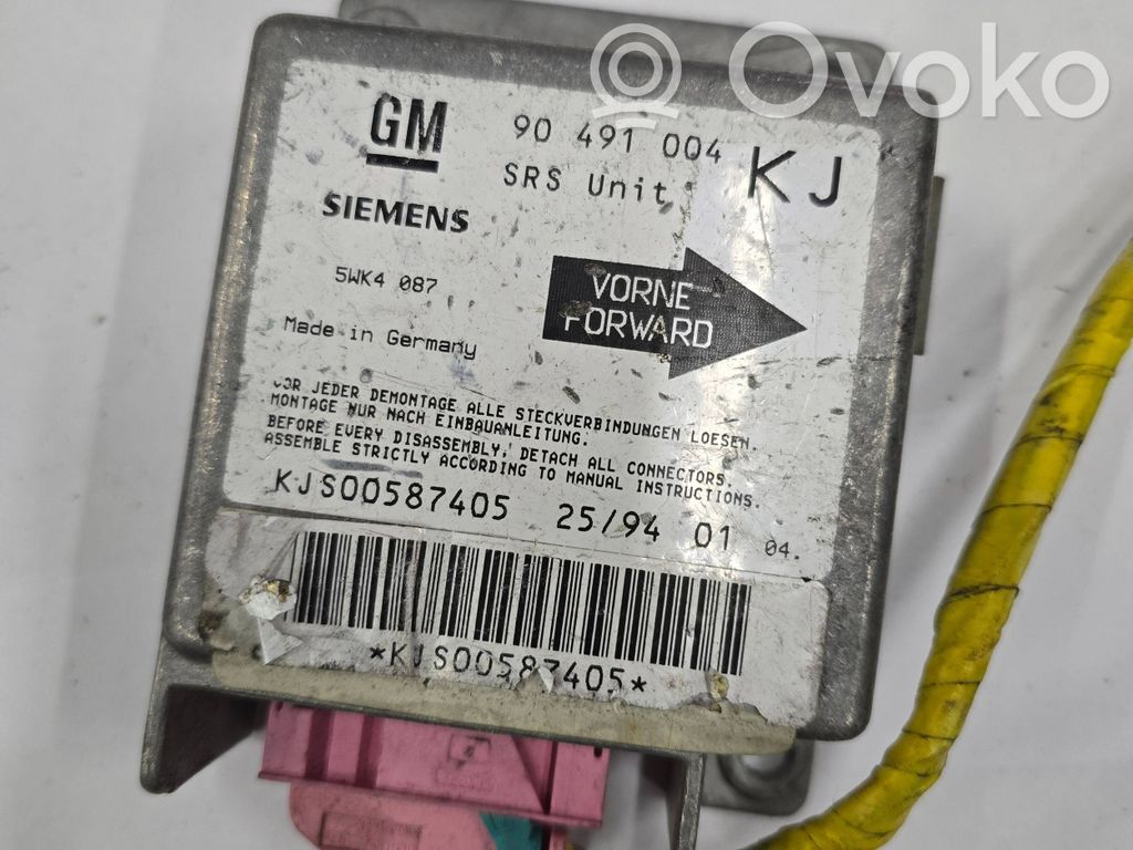 Opel Omega B1 Airbag control unit/module 