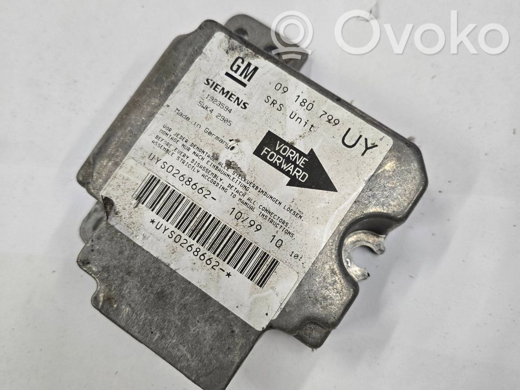 Opel Astra G Airbag control unit/module 