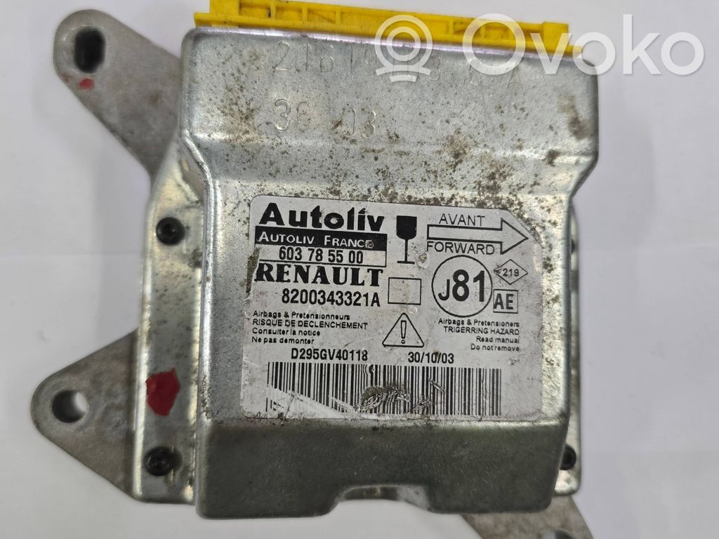 Renault Espace -  Grand espace IV Airbag control unit/module 