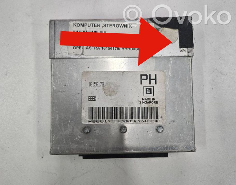 Opel Astra G Engine control unit/module 