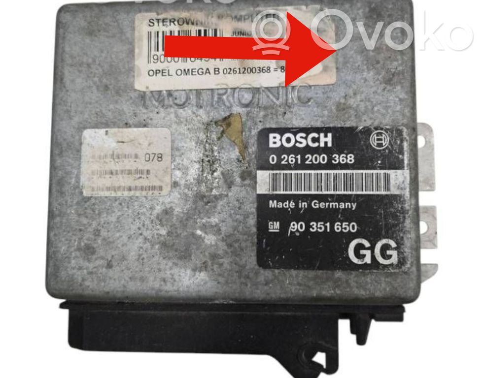 Opel Astra G Engine control unit/module 