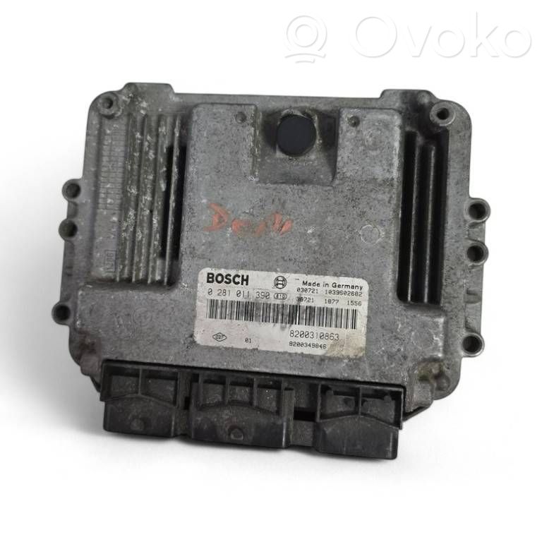 Engine control unit/module   8200349846,8200310863,0281011390