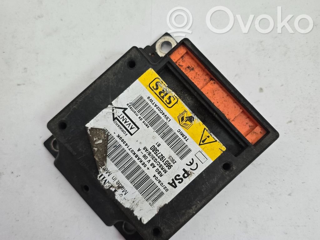 Citroen C3 Airbag control unit/module 