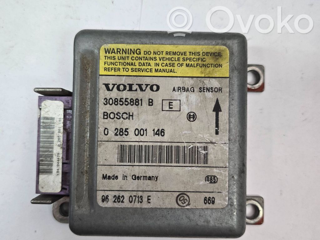 Volvo S40, V40 Airbag control unit/module 